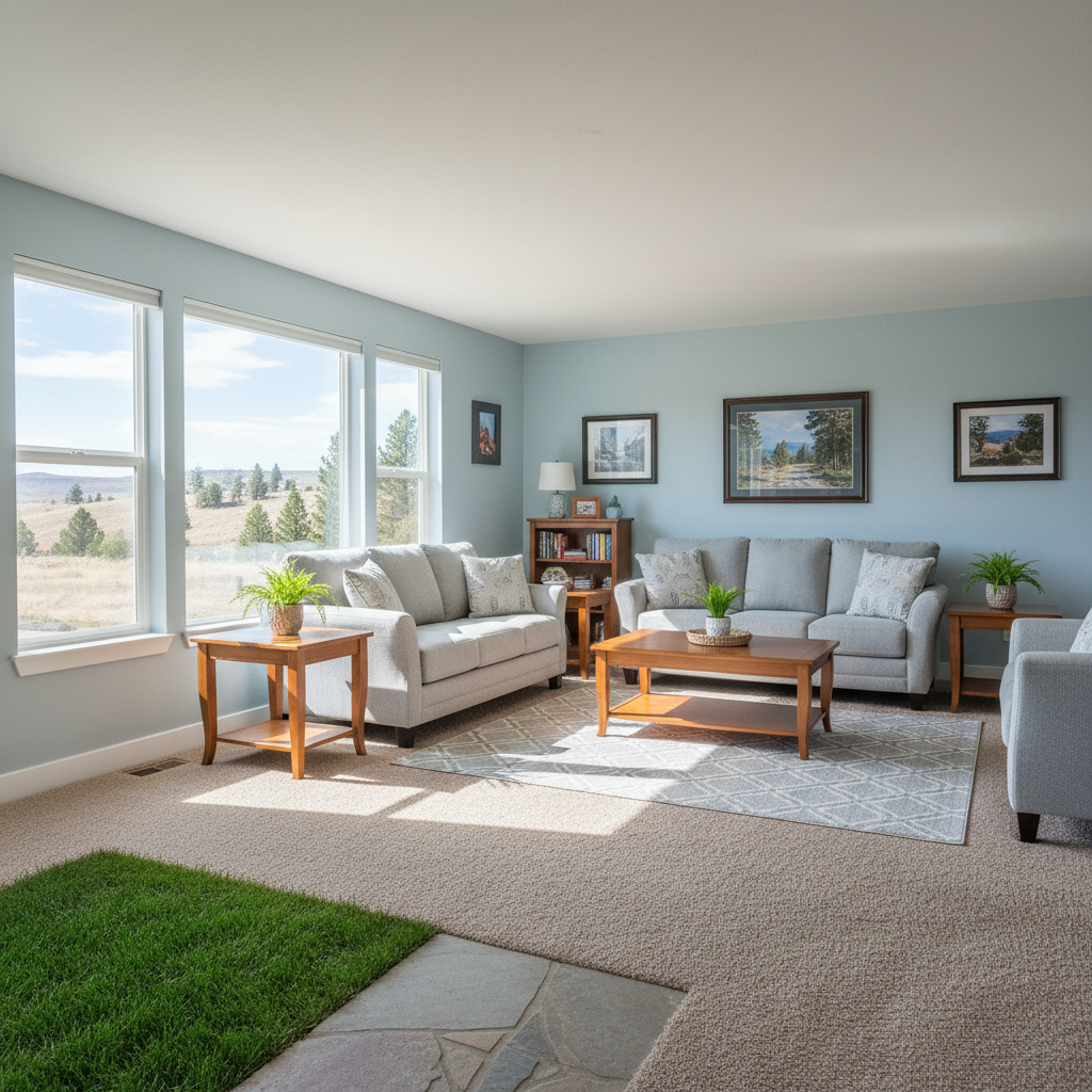 Completed content pack-out and restoration work at a residential property in Boise, ID