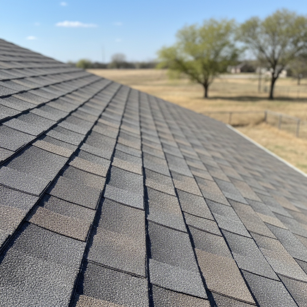 Completed roof inspection work at a residential property in Garden City, KS