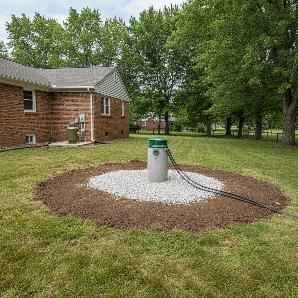 Completed well drilling work at a residential property in Baltimore, MD
