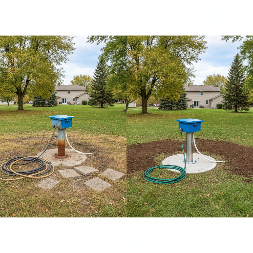 Completed well installation work at a residential property in Kalamazoo, MI