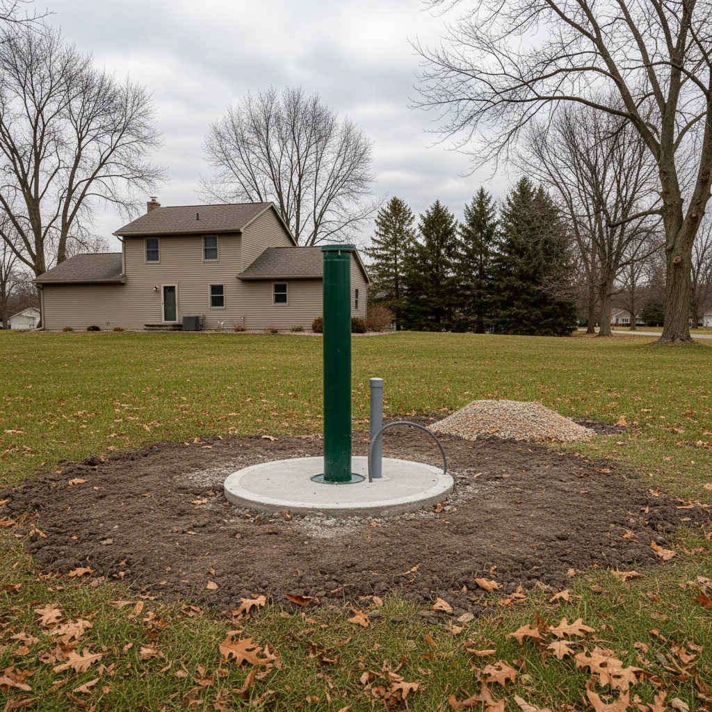 Completed well drilling work at a residential property in Kalamazoo, MI