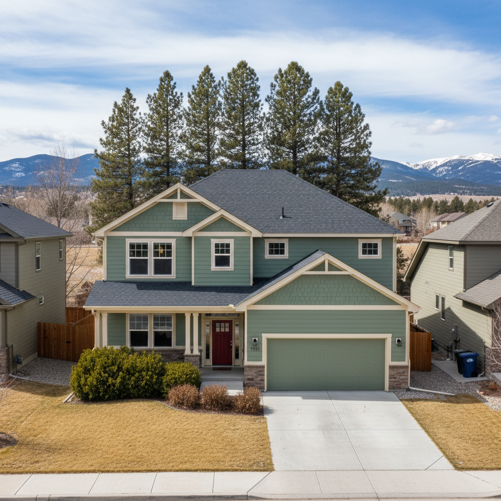 Completed commercial painting work at a residential property in Missoula, MT