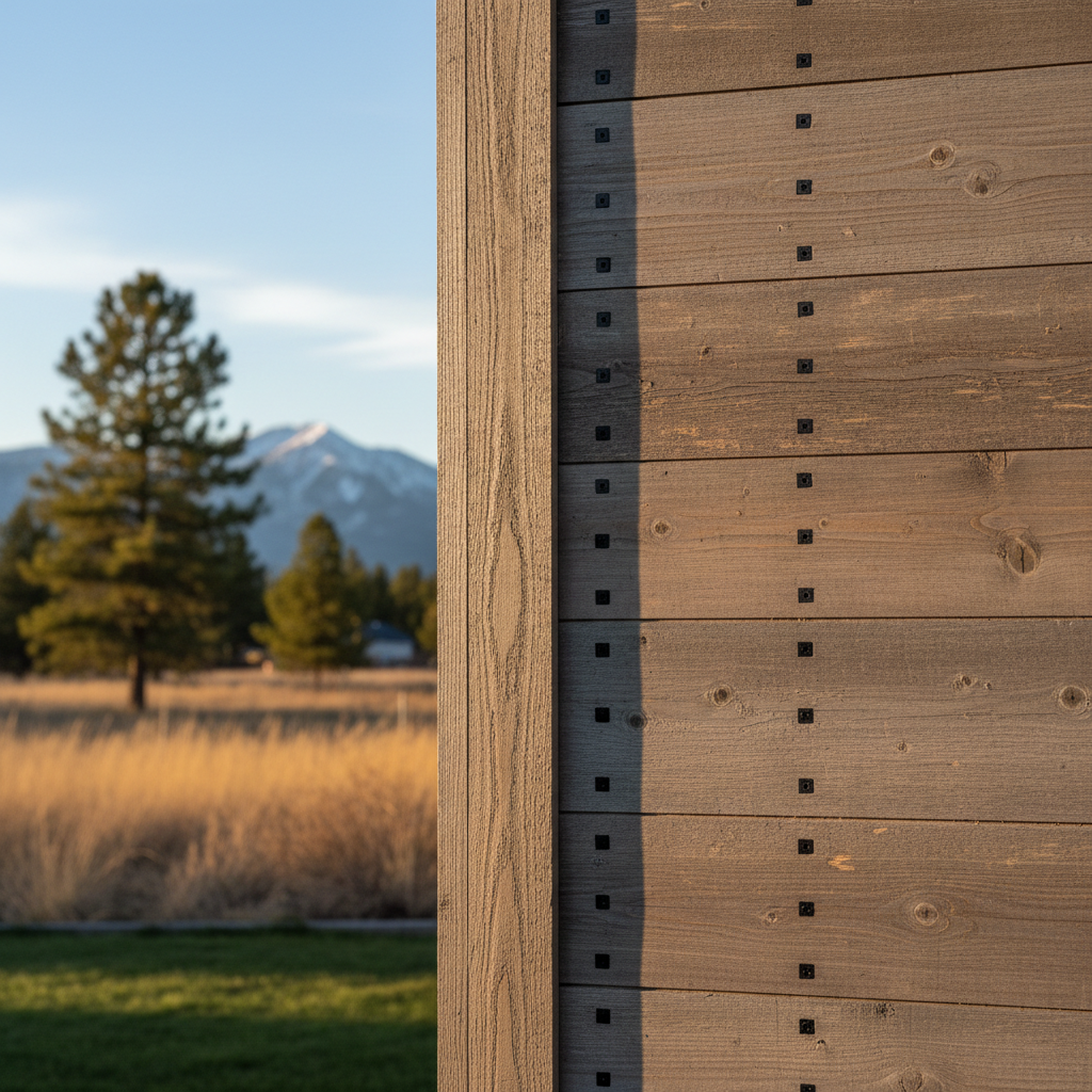 Completed garden sheds work at a residential property in Great Falls, MT