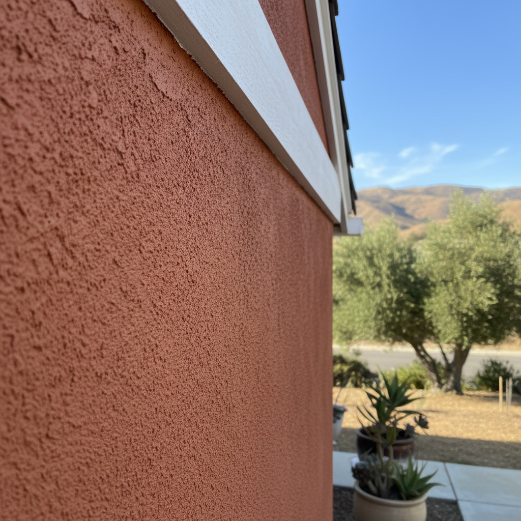 Completed stucco redashing work at a residential property in San Jose, CA