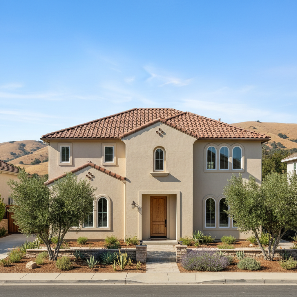 Completed commercial stucco work at a residential property in Santa Clara, CA