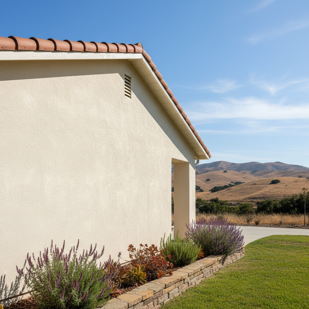 Completed commercial stucco work at a residential property in Salinas, CA