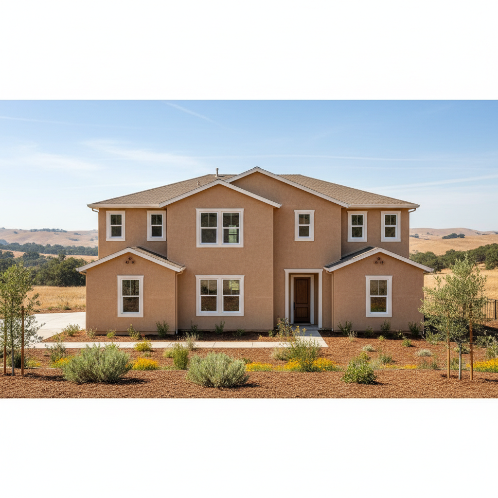 Completed eifs installation work at a residential property in King City, CA