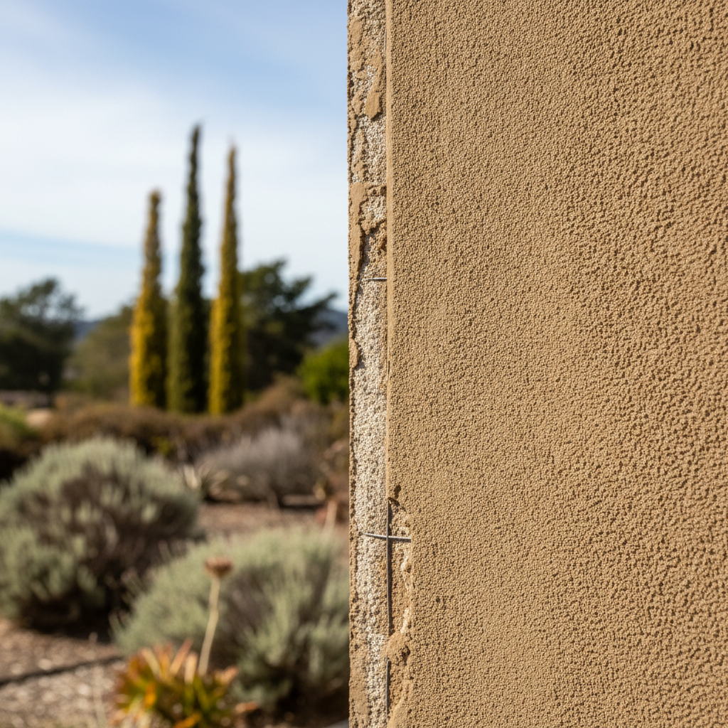 Completed stucco removal work at a residential property in Watsonville, CA