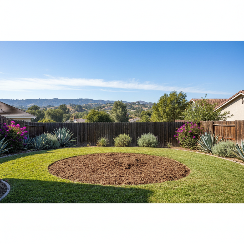 Completed emergency tree removal work at a residential property in Pasadena, CA