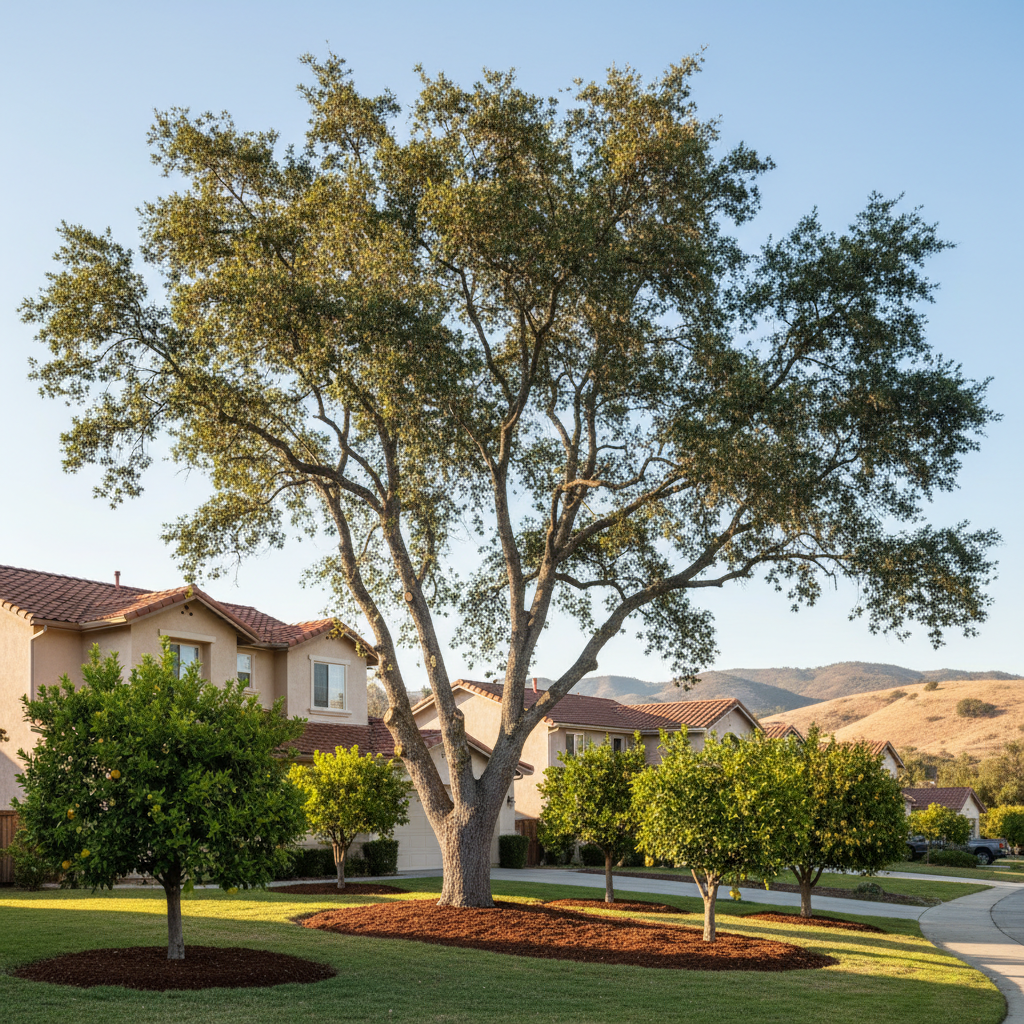 Completed tree health & care work at a residential property in Camarillo, CA
