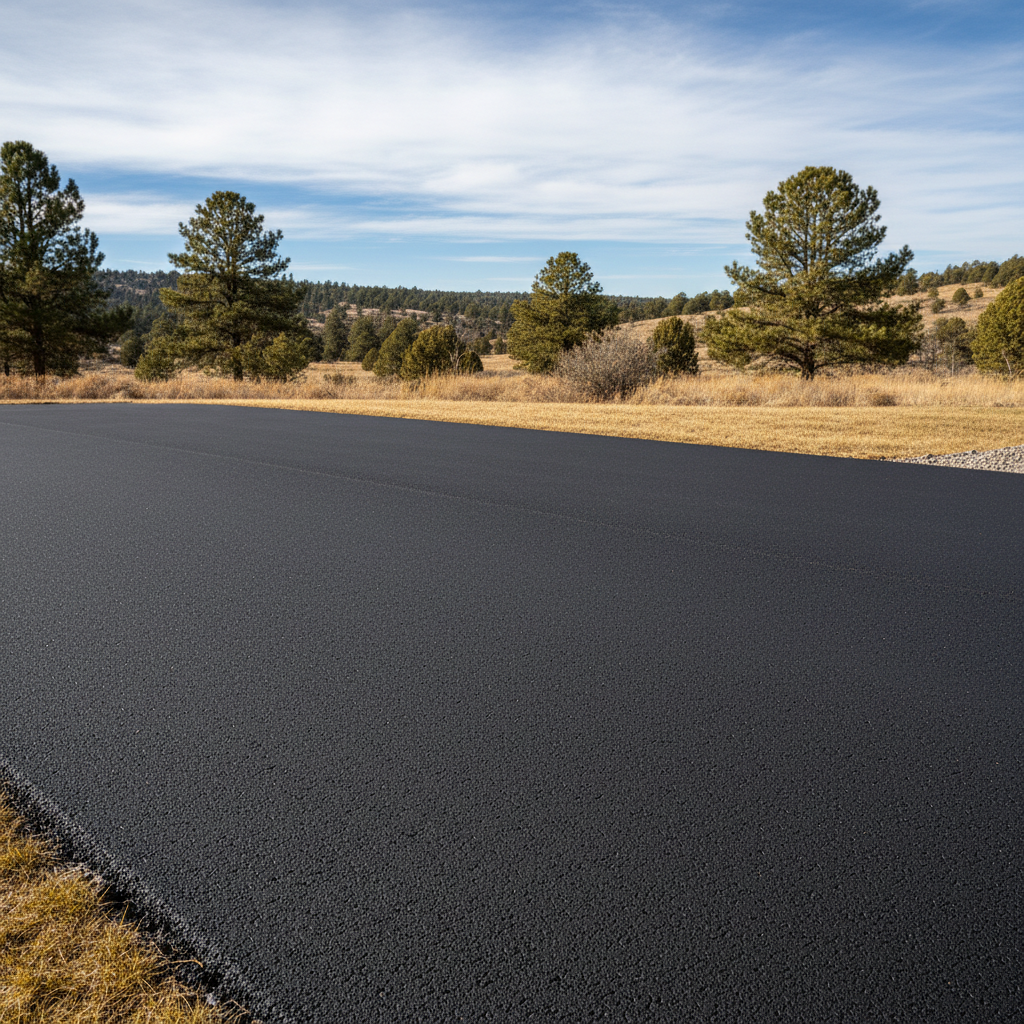 Completed commercial asphalt work at a residential property in Parker, CO