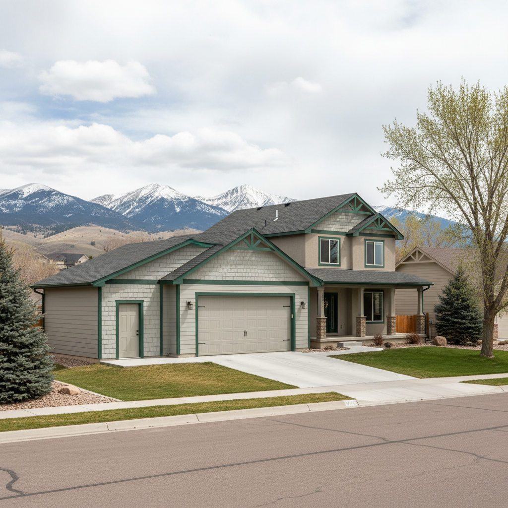Completed garages work at a residential property in Loveland, CO