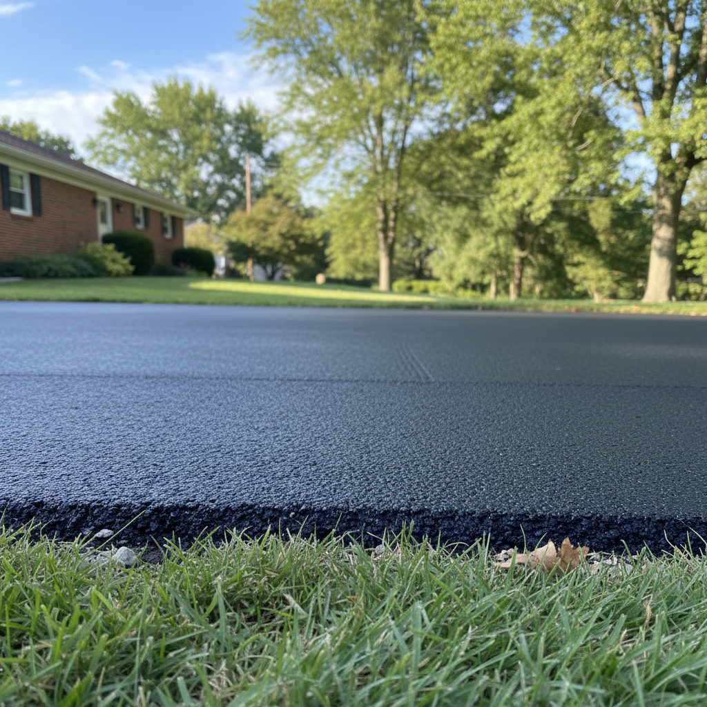Completed commercial asphalt work at a residential property in Paterson, NJ