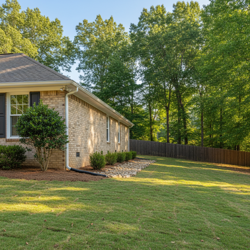 Completed water damage cleanup work at a residential property in Lexington, NC