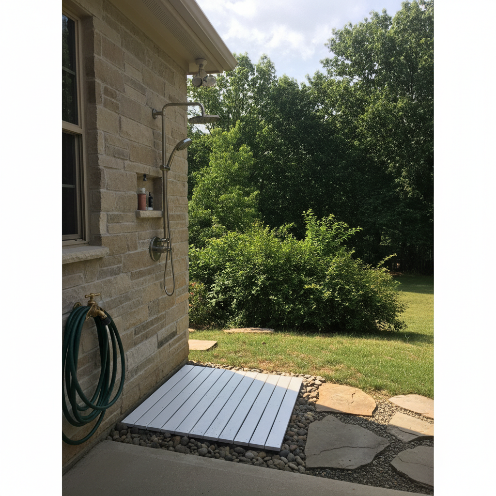 Completed plumbing work work at a residential property in Jenks, OK