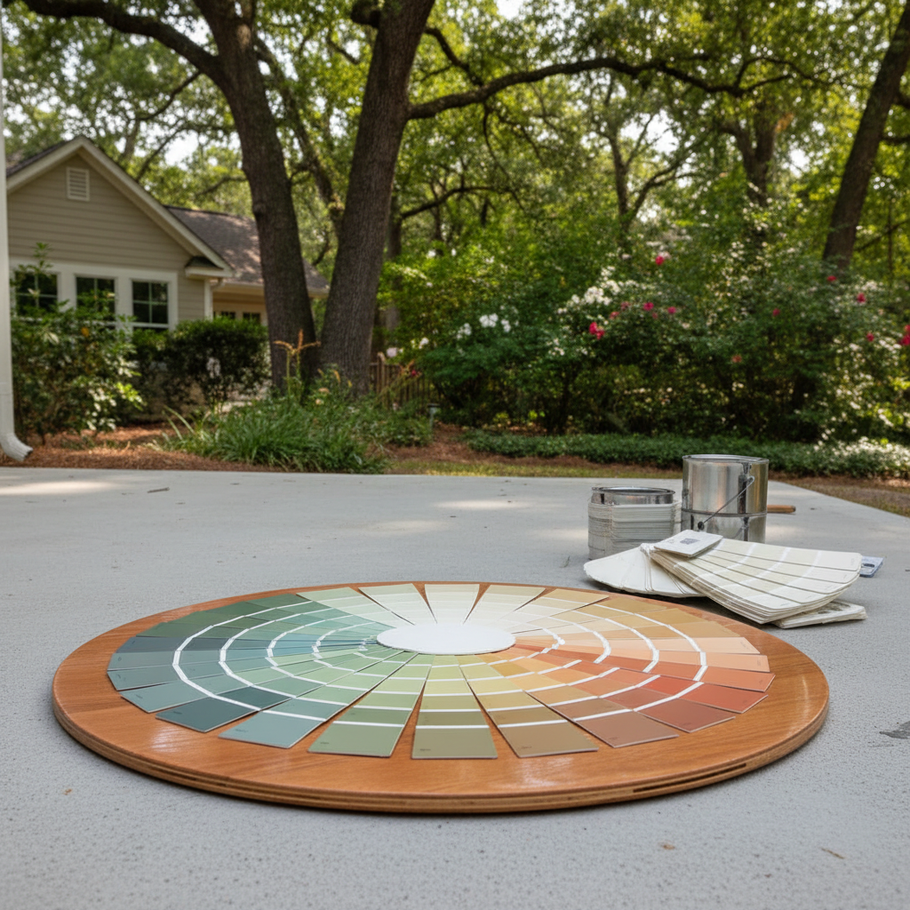 Completed color consultation work at a residential property in Oak Ridge, TN