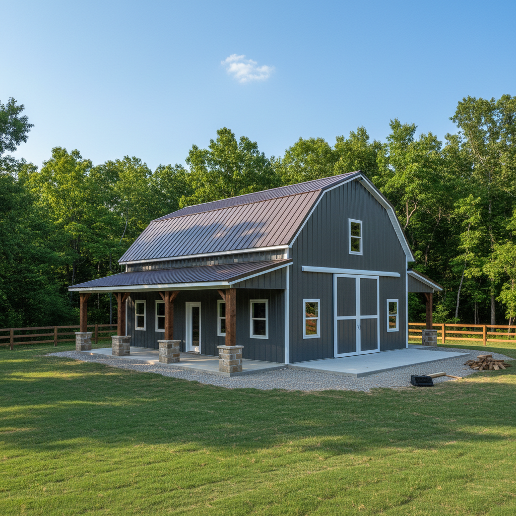 Completed agricultural buildings work at a residential property in Dallas, TX
