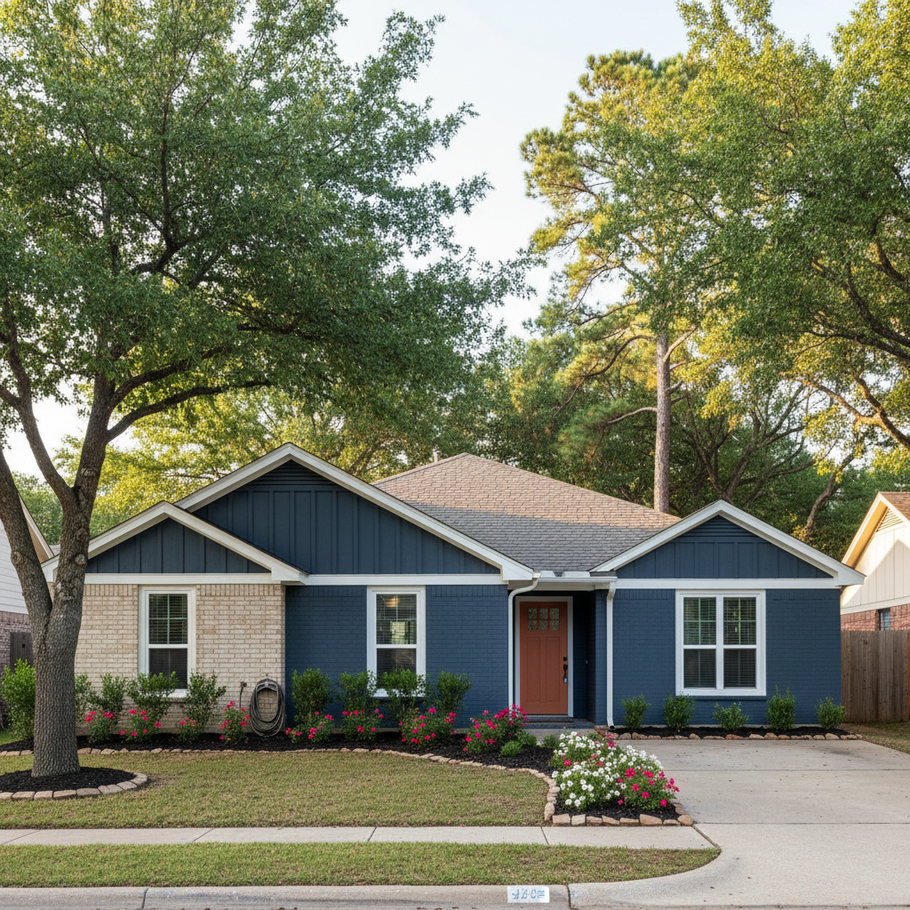 Completed color consultation work at a residential property in McKinney, TX