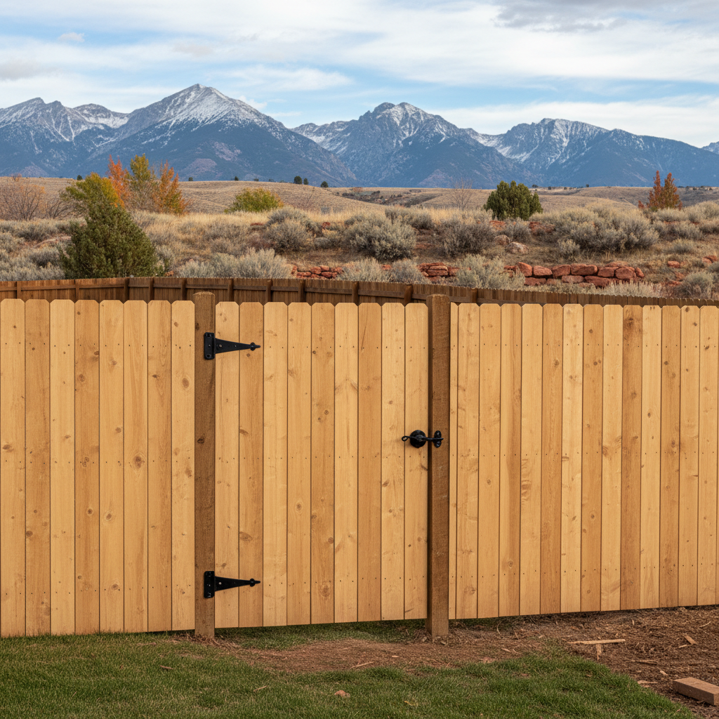Completed gate installation work at a residential property in Ogden, UT