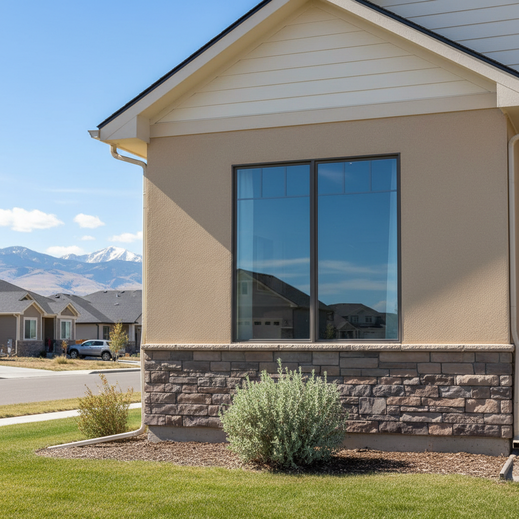 Completed stucco replacement work at a residential property in Taylorsville, UT