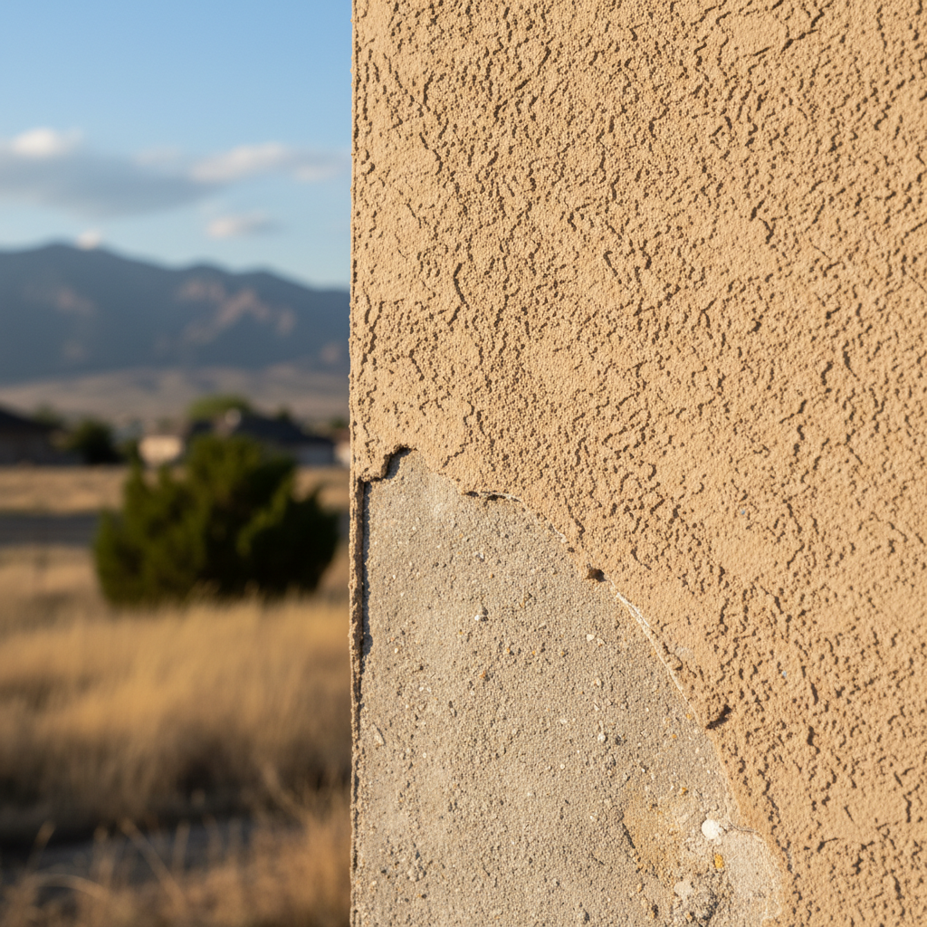 Completed stucco removal work at a residential property in Taylorsville, UT