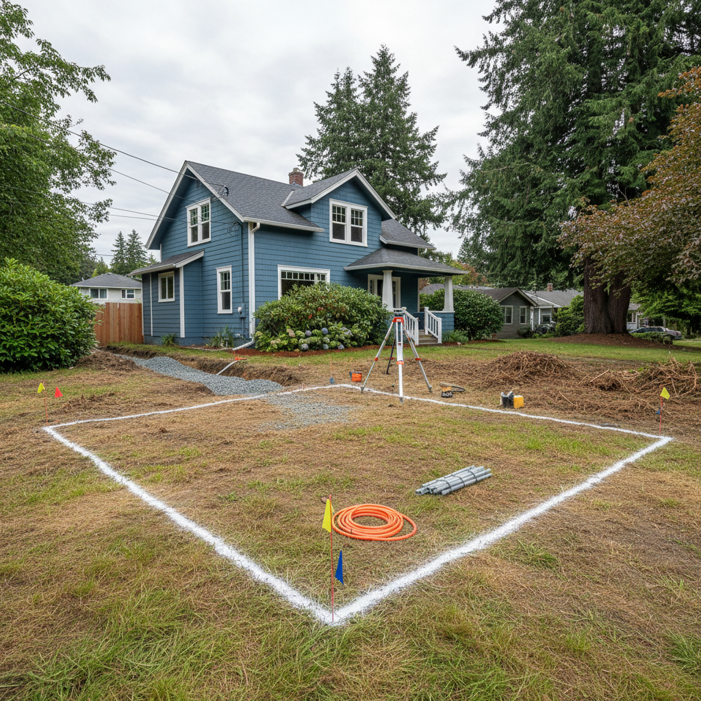 Completed adu site assessment work at a residential property in Seattle, WA