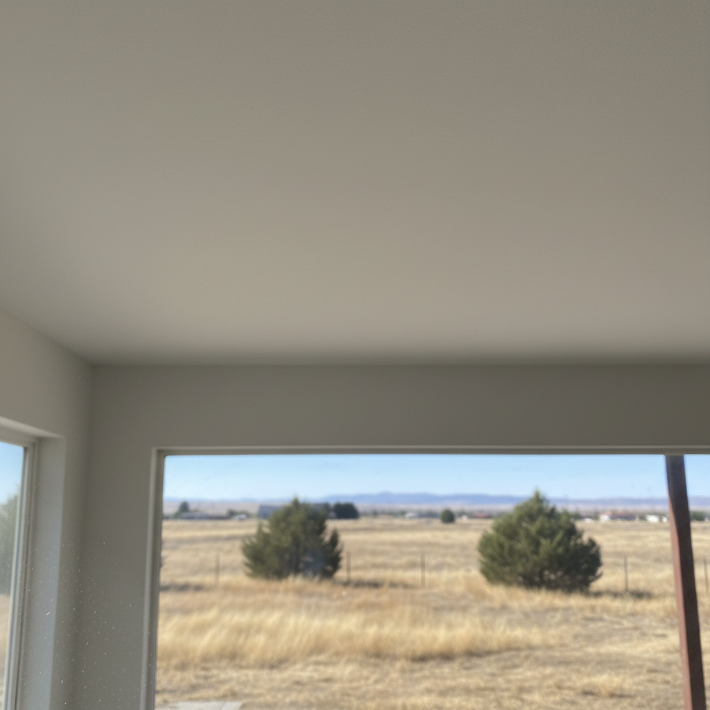 Completed popcorn ceiling removal work at a residential property in Yakima, WA
