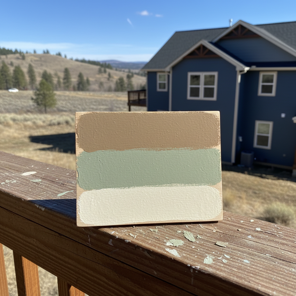 Completed color consultation work at a residential property in Richland, WA