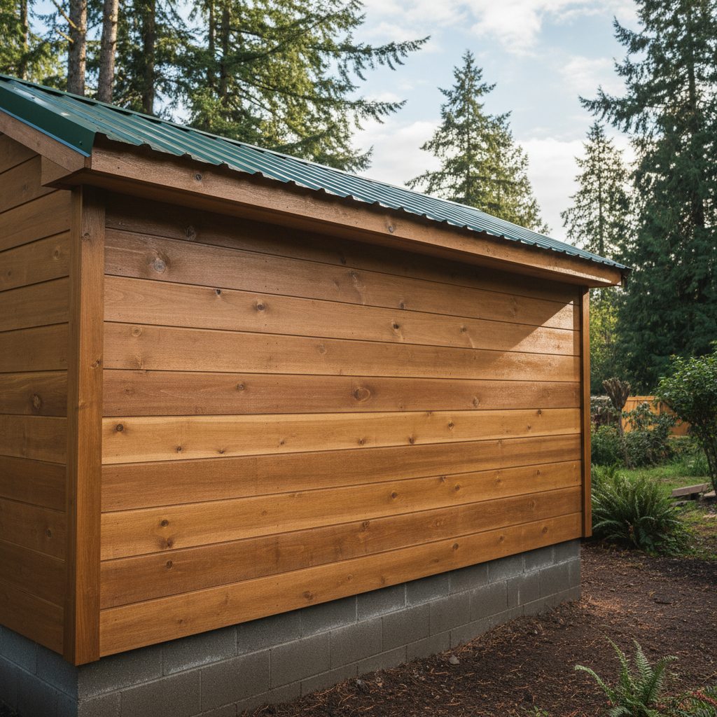 Completed garage design & building work at a residential property in Renton, WA