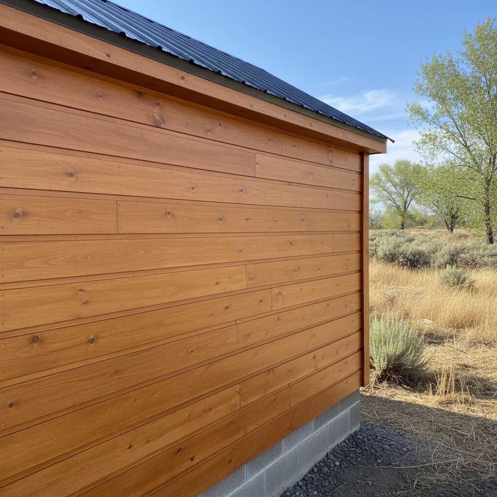 Completed office sheds work at a residential property in Kennewick, WA
