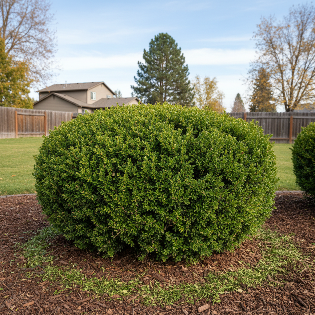 Completed shrub & bush trimming work at a residential property in Kennewick, WA
