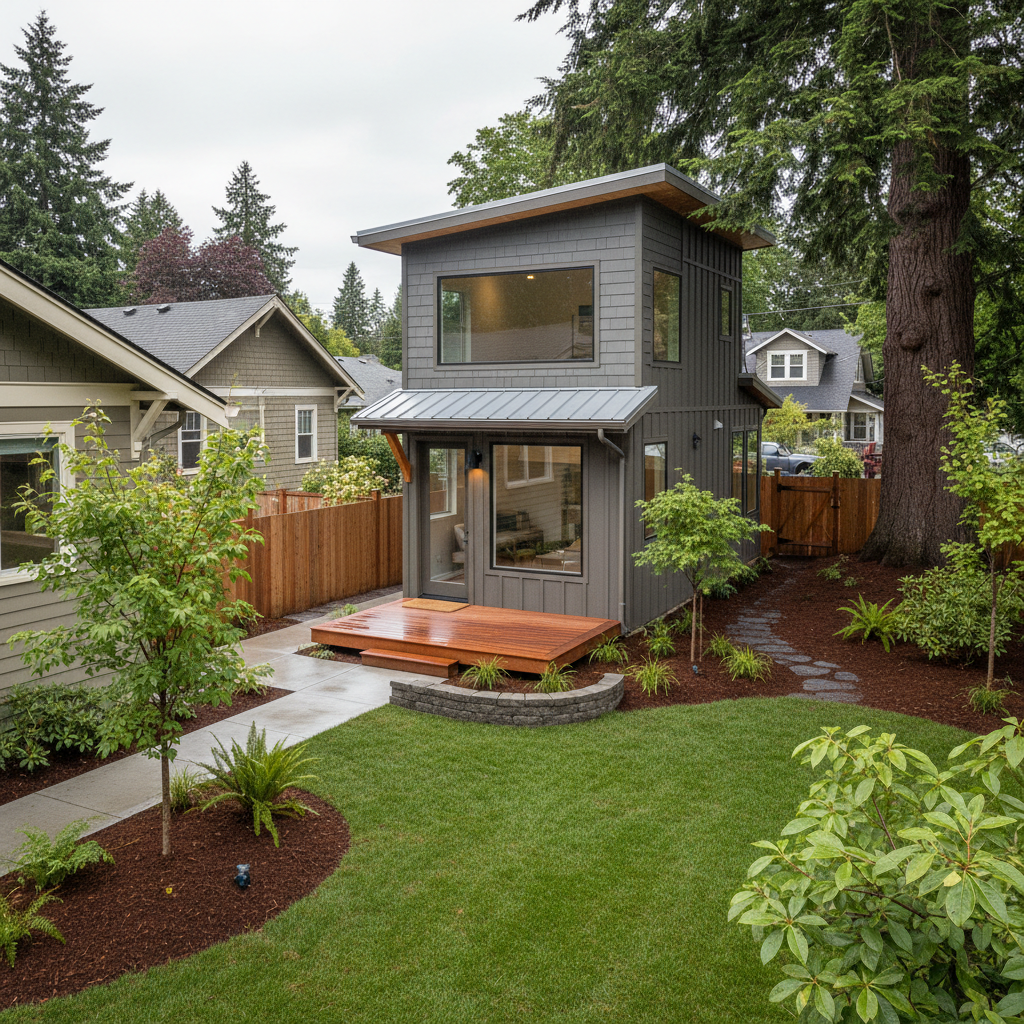 Completed adu engineering work at a residential property in Portland, OR