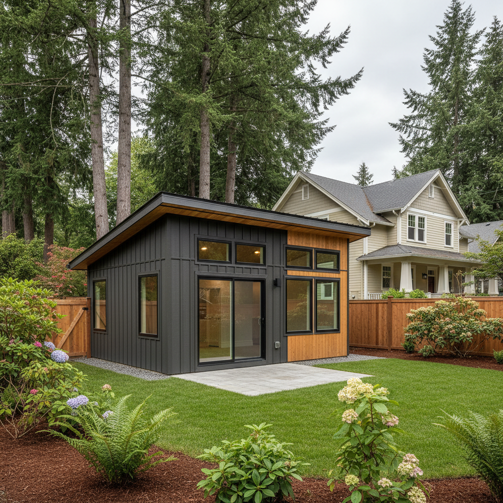 Completed adu design work at a residential property in Beaverton, OR