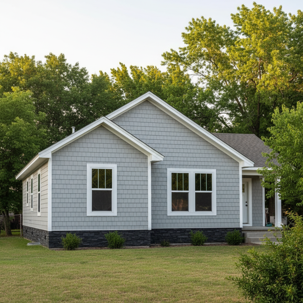 Completed insulation installation work at a residential property in Guymon, OK