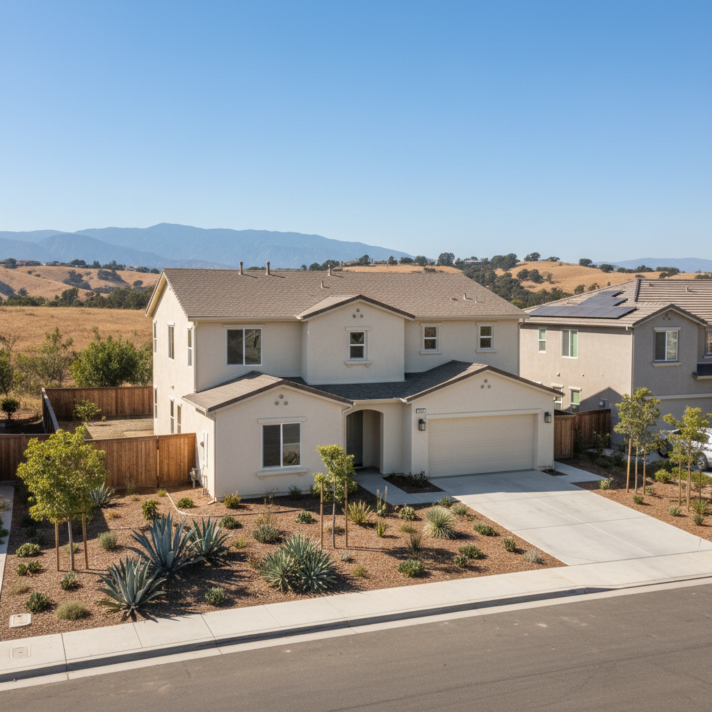 Completed commercial stucco work at a residential property in Ontario, CA