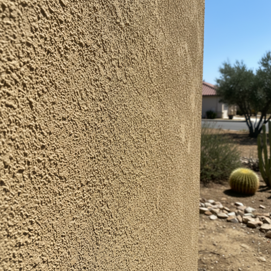 Completed stucco painting work at a residential property in Temecula, CA