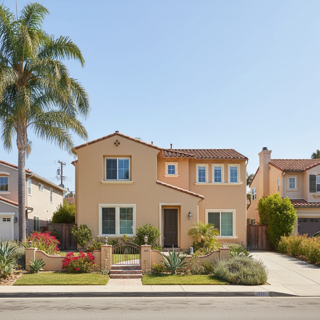 Completed stucco inspection work at a residential property in Long Beach, CA