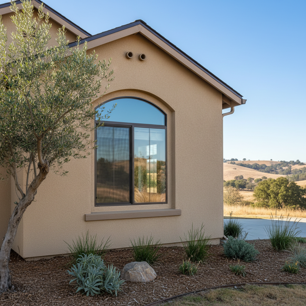 Completed eifs installation work at a residential property in Visalia, CA