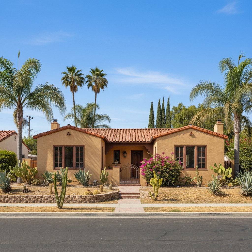 Completed stucco repair work at a residential property in La Mesa, CA