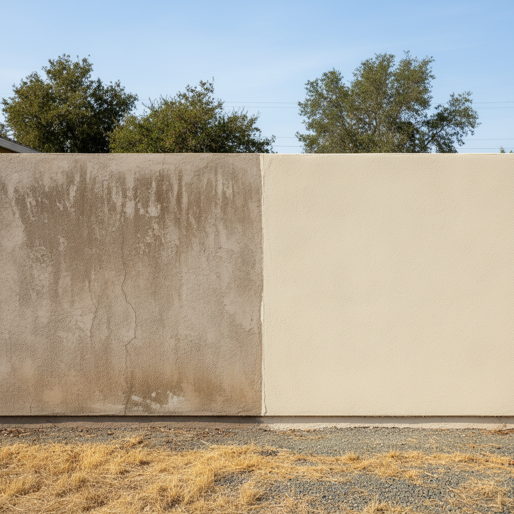Completed stucco redashing work at a residential property in San Mateo, CA