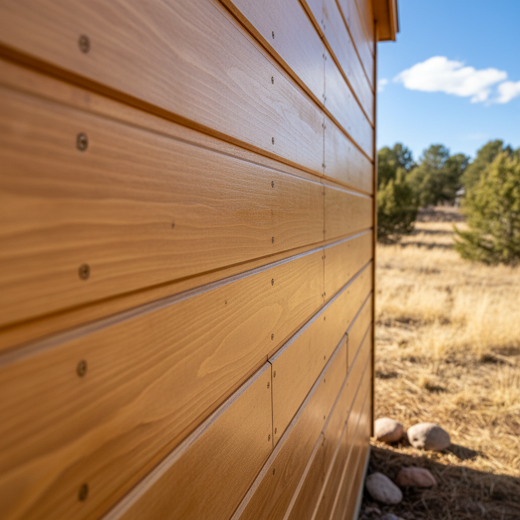 Completed office sheds work at a residential property in Parker, CO