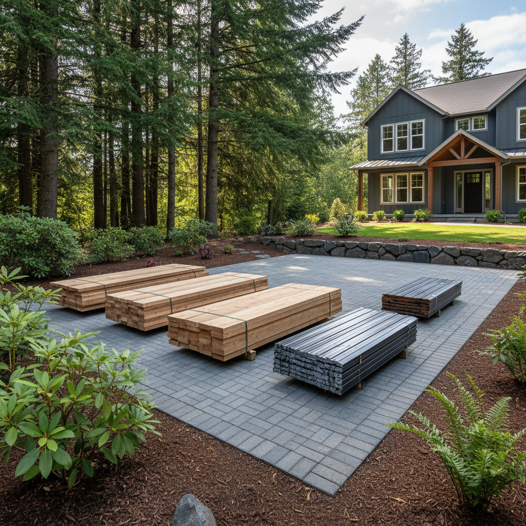 Completed material sourcing work at a residential property in Hillsboro, OR