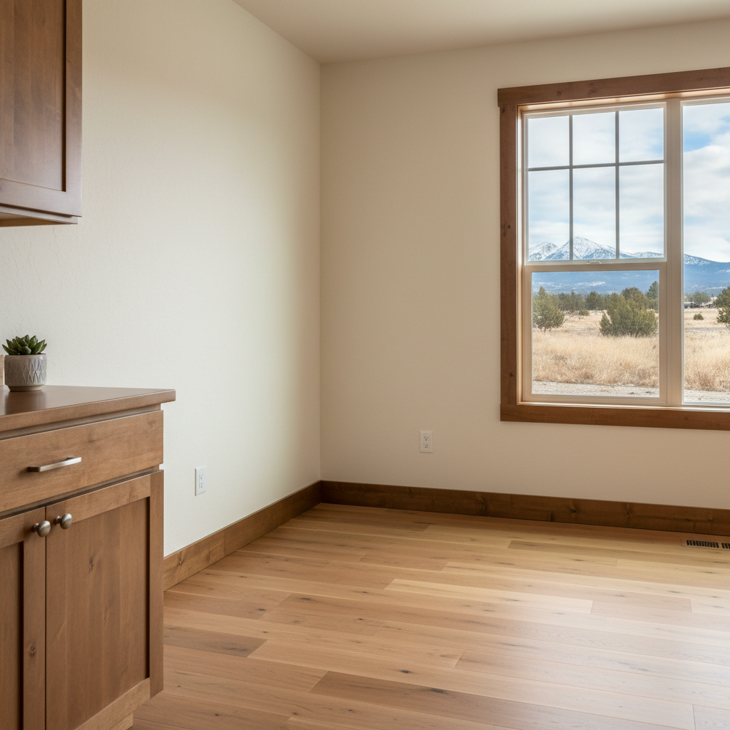 Completed interior finishing work at a residential property in Redmond, OR