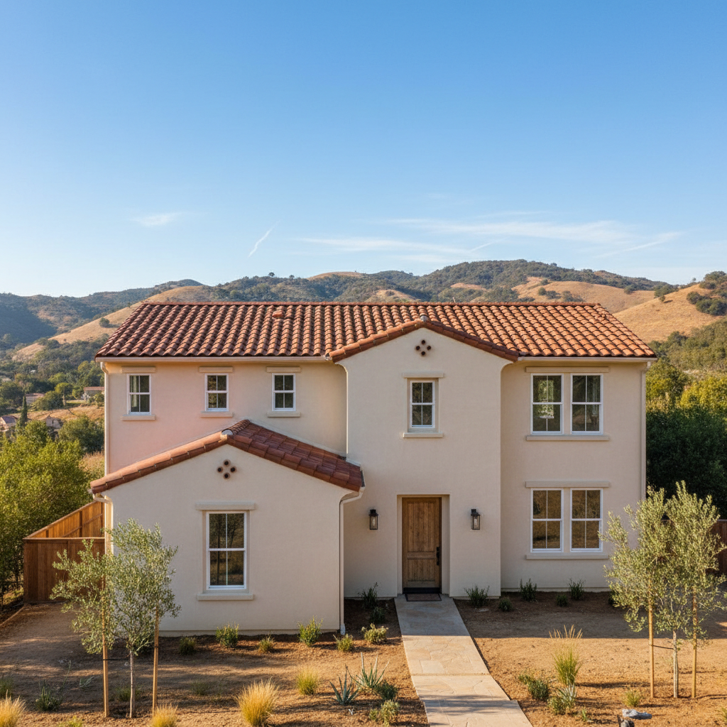 Completed stucco removal work at a residential property in Claremont, CA