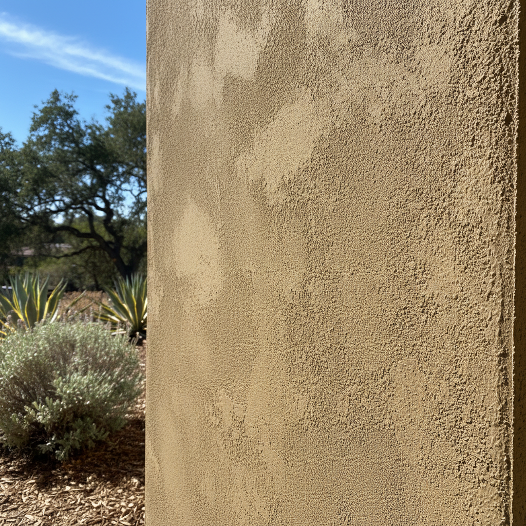 Completed stucco painting work at a residential property in Claremont, CA