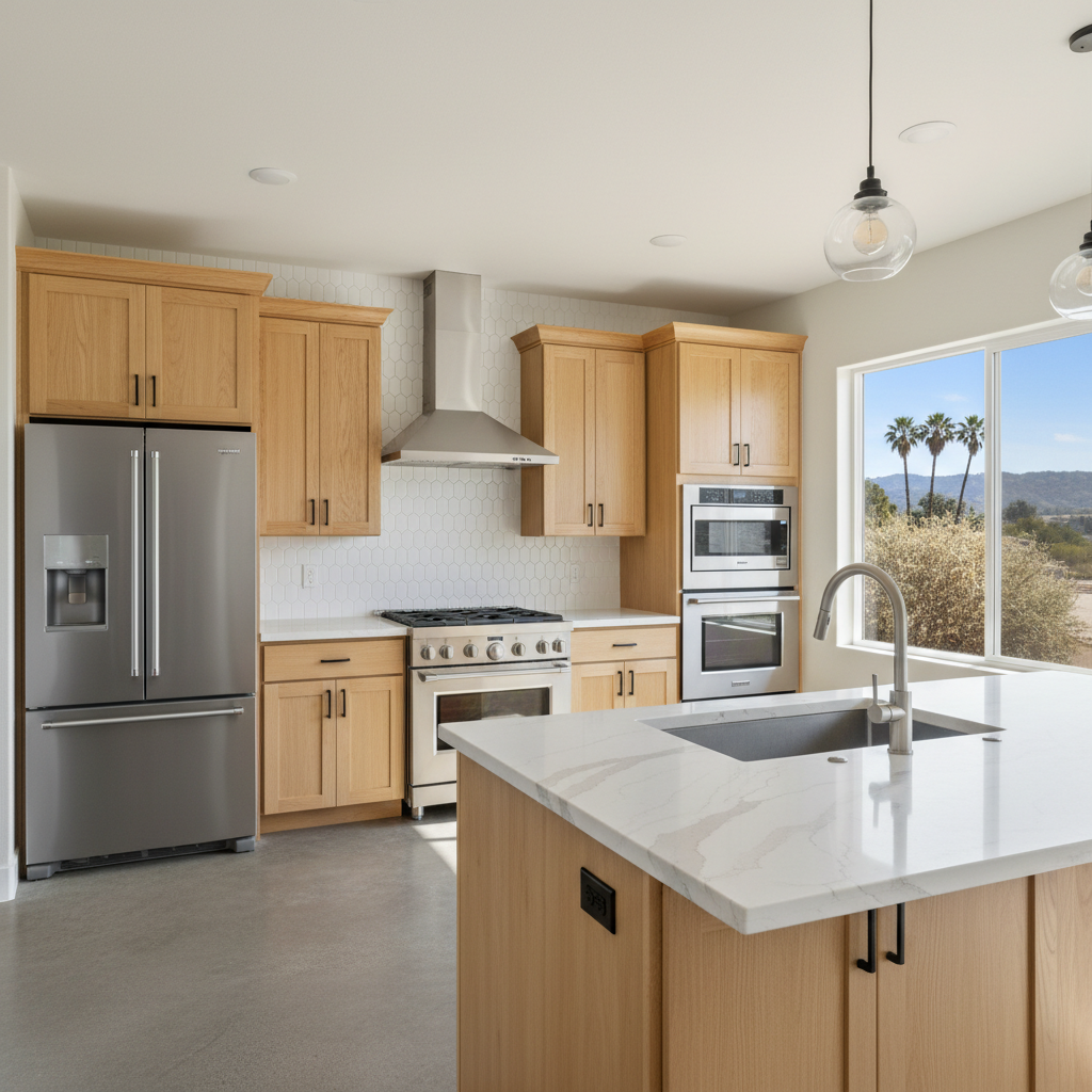 Completed appliance installation work at a residential property in Pasadena, CA