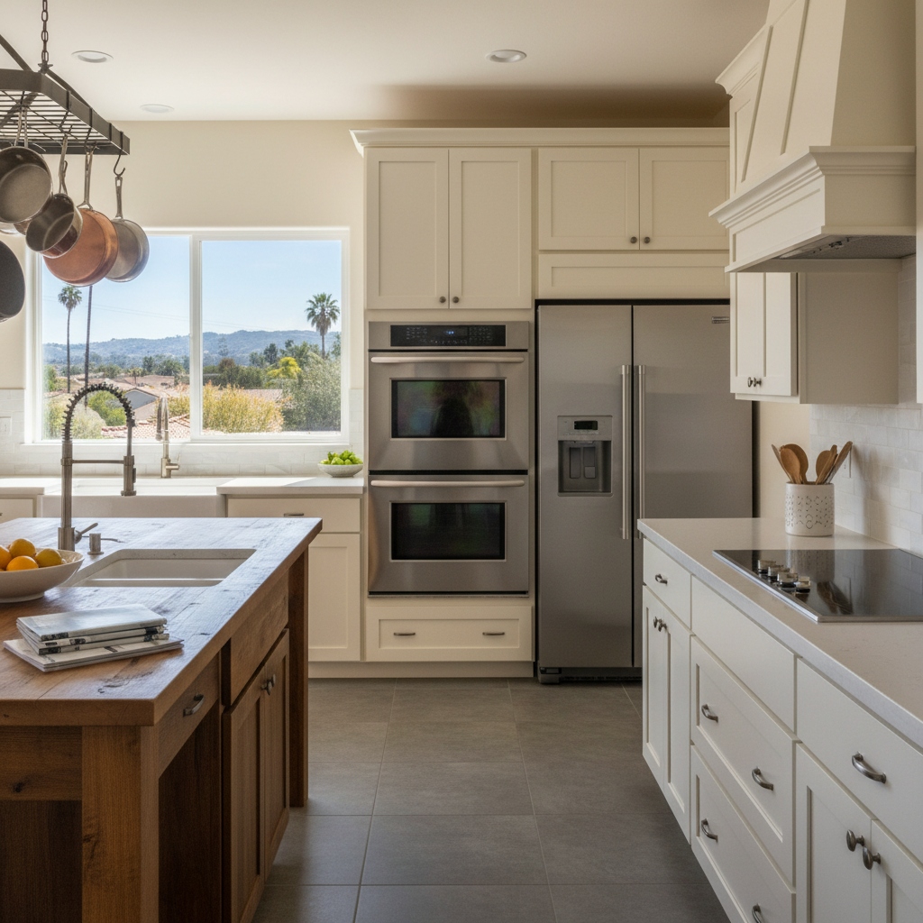 Completed appliance installation work at a residential property in Pasadena, CA