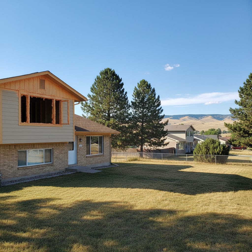 Completed closed cell spray foam work at a residential property in Billings, MT