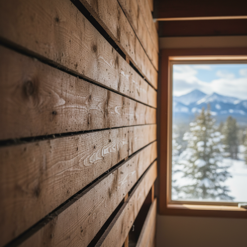 Completed insulation removal work at a residential property in Big Sky, MT