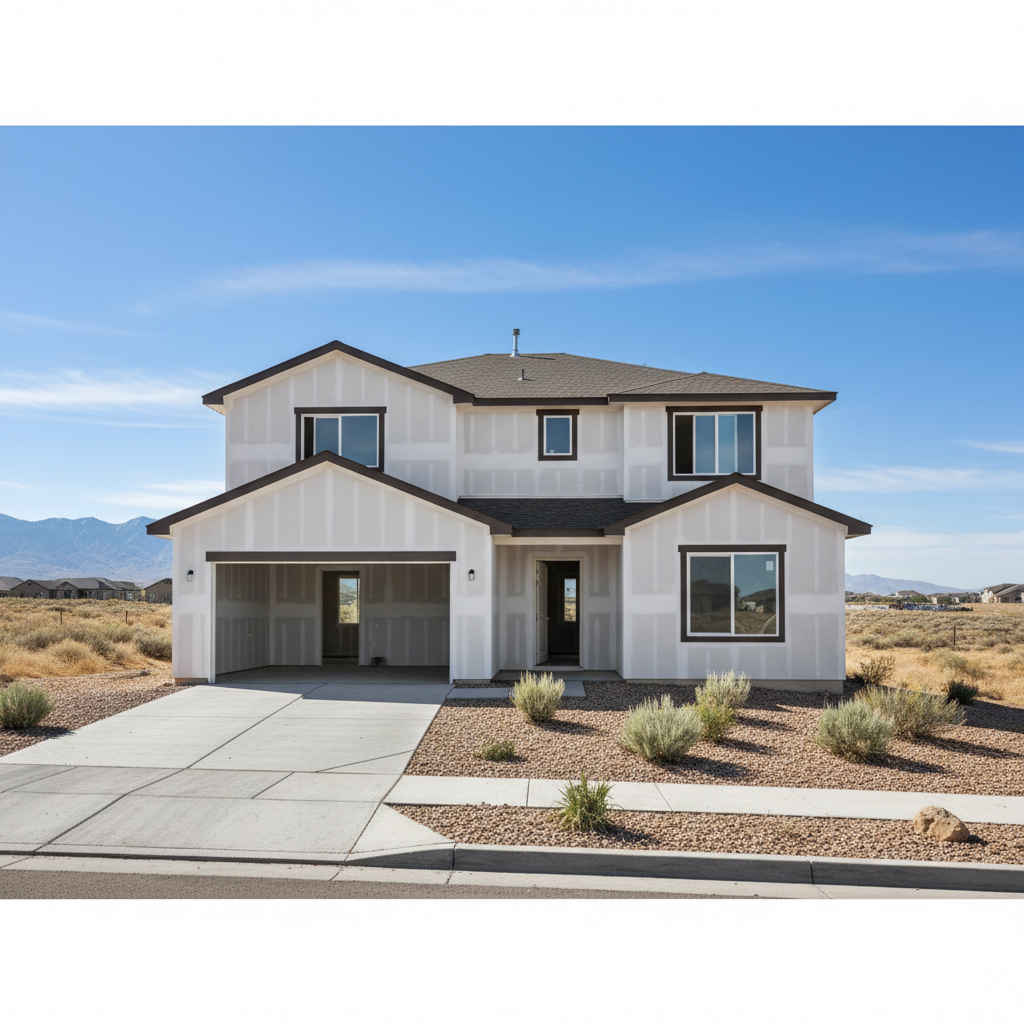 Completed drywall installation work at a residential property in West Valley City, UT
